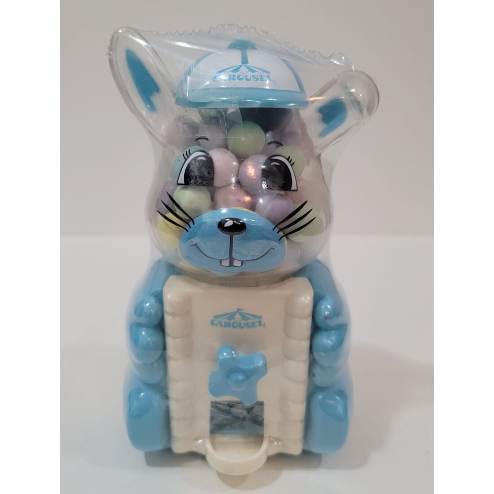 Vintage Boy Bunny Rabbit Gum Ball Machine by Carousel Blue Unopened 80s